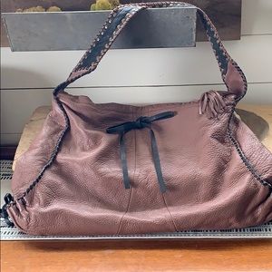Large soft leather bag